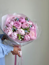 Load image into Gallery viewer, Peonies and Dutch blue tweedia