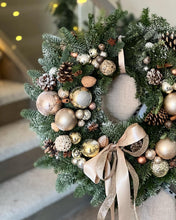 Load image into Gallery viewer, "Crispy Nut" Holiday Wreath