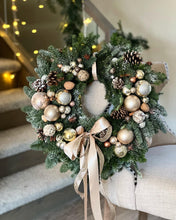 Load image into Gallery viewer, "Crispy Nut" Holiday Wreath