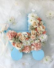 Load image into Gallery viewer, Blue Flower Baby Stroller
