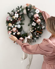 Load image into Gallery viewer, "Sherbet" Holiday wreath