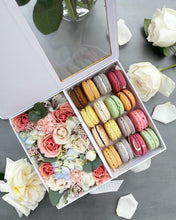Load image into Gallery viewer, "The Sweetest Thing" Macaron Flower Box