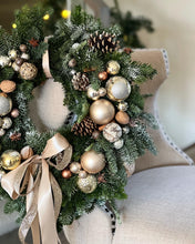 Load image into Gallery viewer, "Crispy Nut" Holiday Wreath