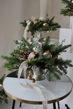 Load image into Gallery viewer, "Golden Chestnut" centrepiece with candle
