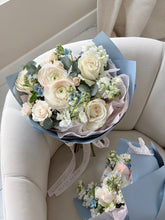 Load image into Gallery viewer, "Blushing Blue" bouquet
