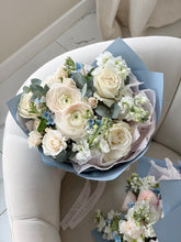 Load image into Gallery viewer, "Blushing Blue" bouquet
