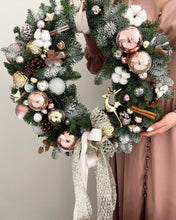 Load image into Gallery viewer, &quot;Sherbet&quot; Holiday wreath
