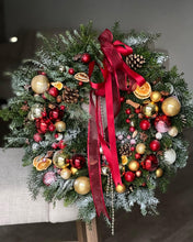 Load image into Gallery viewer, &quot;Orange Rooibos&quot; Holiday wreath
