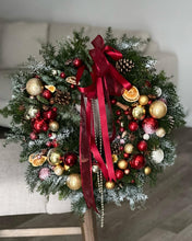 Load image into Gallery viewer, &quot;Orange Rooibos&quot; Holiday wreath
