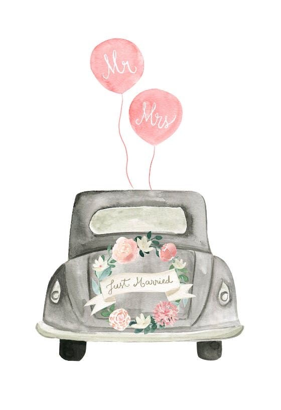 Just Married cards